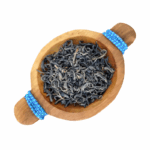 Kenyan Purple Tea Loose Leaf presented in a wooden bowl